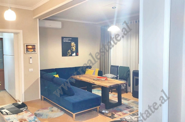 Three bedroom apartment for rent on Mihal Hanxhari Street in Tirana.
It is located on the second fl